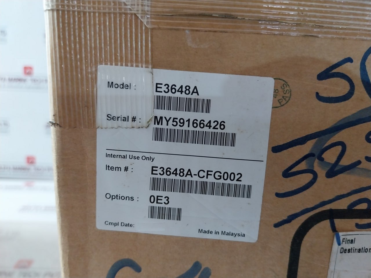 Keysight E3648A Dual Output Dc Power Supply 47–63Hz 400Va