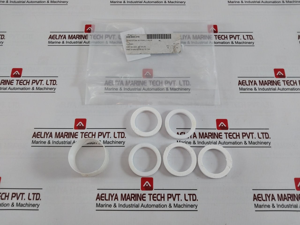 Keystone 16K-300A Packing Set For Butterfly Valve Soh31533.6 635-800.21