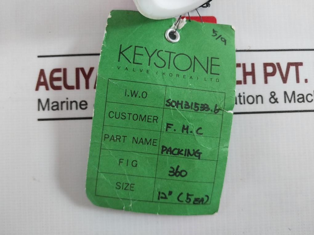Keystone 16K-300A Packing Set For Butterfly Valve Soh31533.6 635-800.21