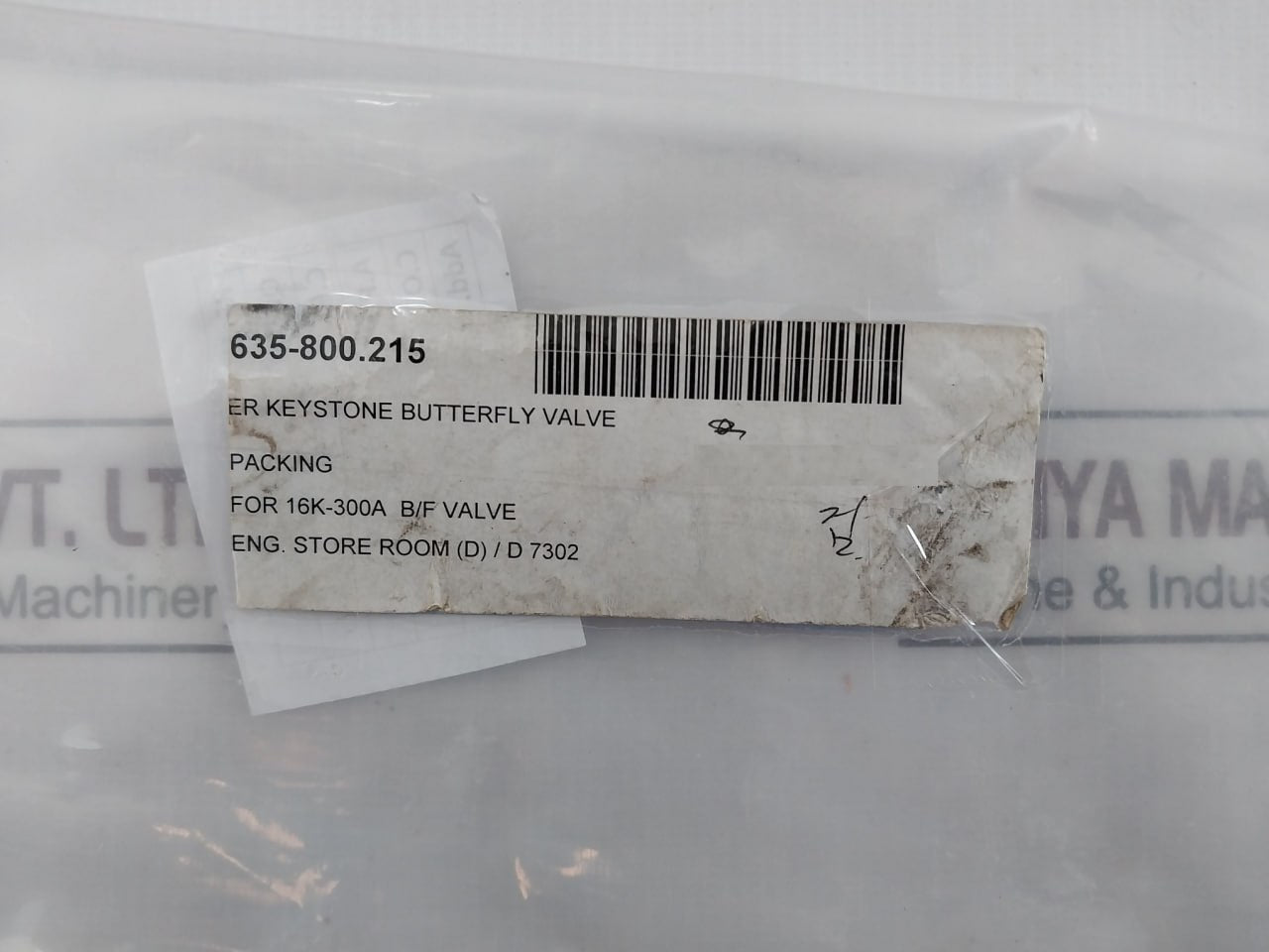 Keystone 16K-300A Packing Set For Butterfly Valve Soh31533.6 635-800.21