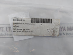 Keystone 16K-300A Packing Set For Butterfly Valve Soh31533.6 635-800.21