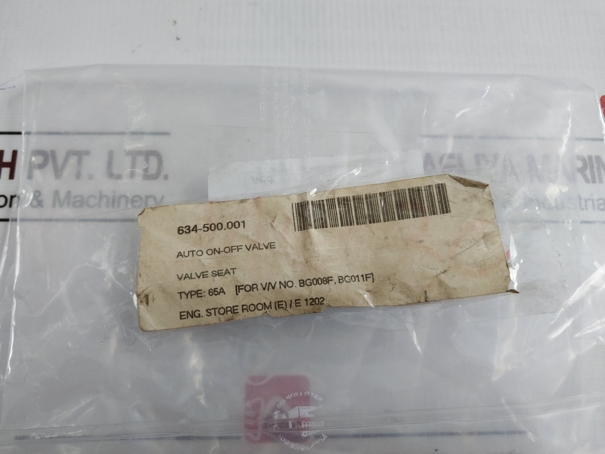 Keystone 206-025-999-003 Auto On-off Valve Seat Eta 6