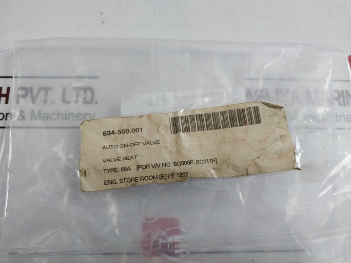 Keystone 206-025-999-003 Auto On-off Valve Seat Eta 6