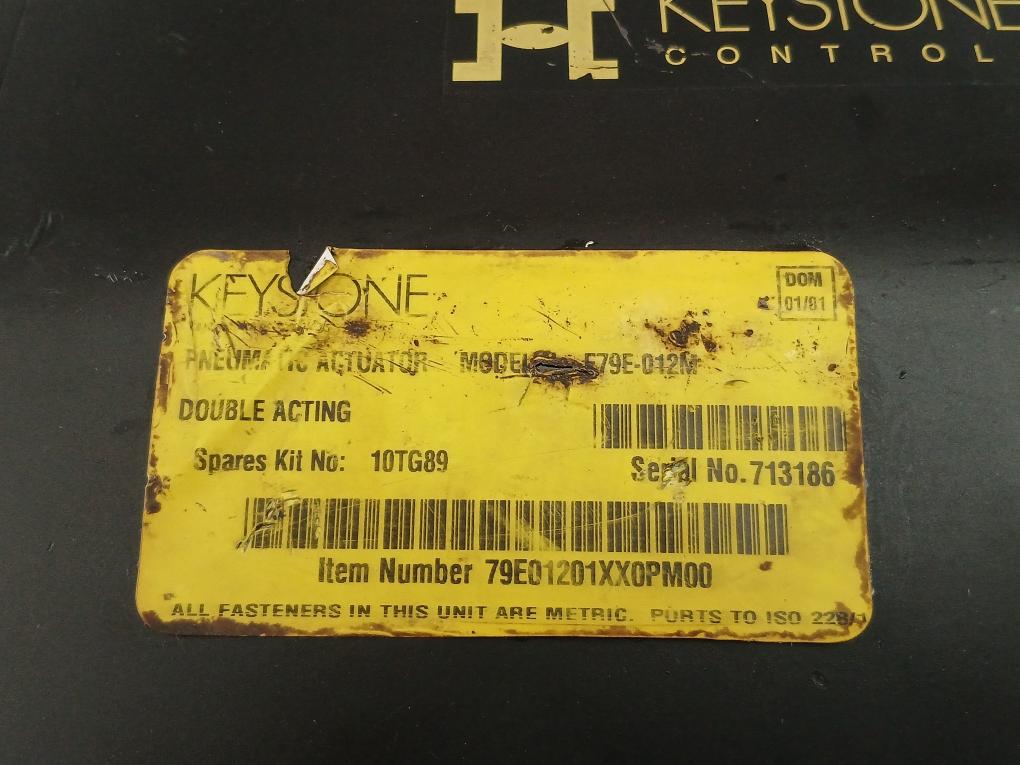 Keystone Double Acting Pneumatic Actuator F79E-012M