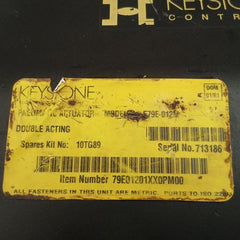 Keystone Double Acting Pneumatic Actuator F79E-012M