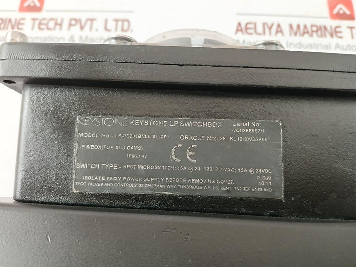 Keystone Double Acting Pneumatic Actuator Lp-0B201Bn00-al-0R1
