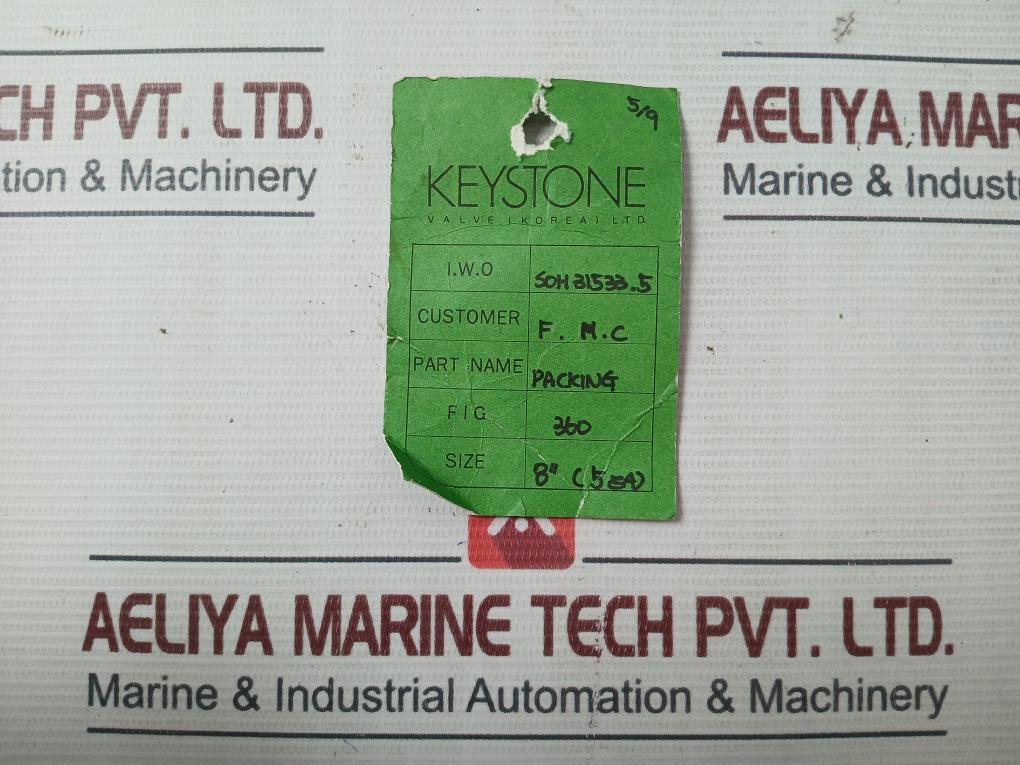 Keystone Packing Butterfly Valve 8 16K-200A 635-800.214 Set