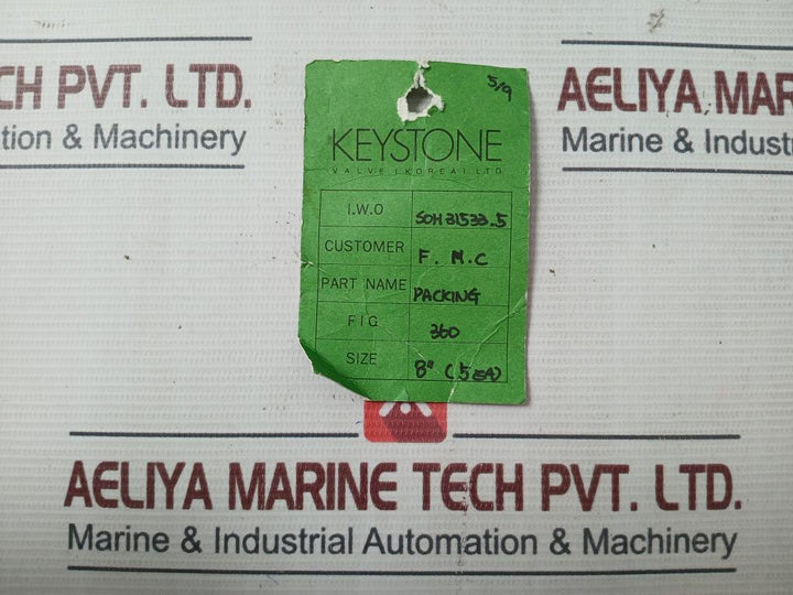 Keystone Packing Butterfly Valve 8 16K-200A 635-800.214 Set