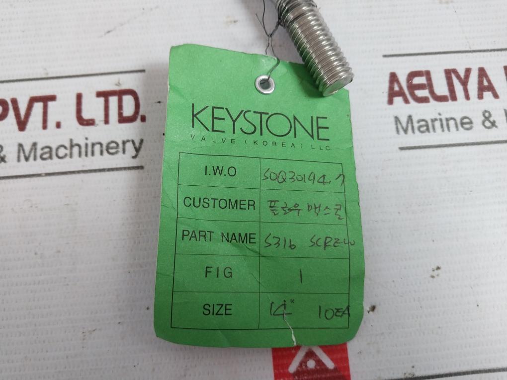 Keystone S316 Screw Valve Accessory Set Soq30194.7 0Jf-000-030