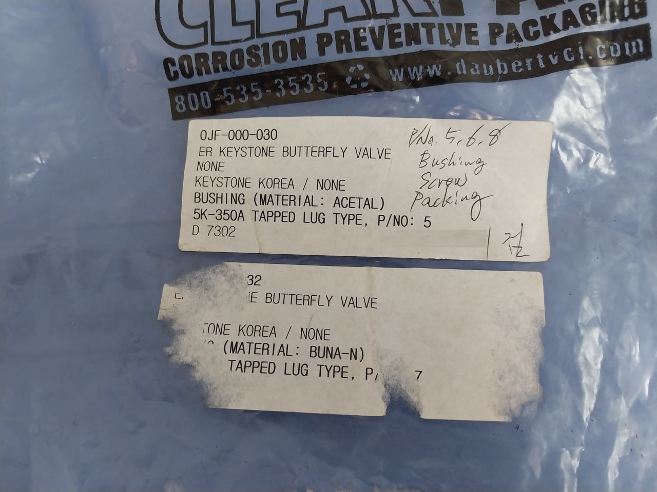 Keystone S316 Screw Valve Accessory Set Soq30194.7 0Jf-000-030