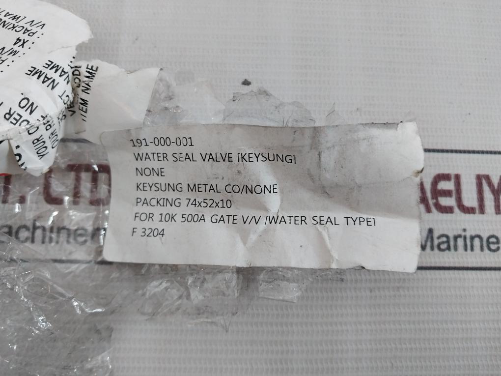 Keysung Metal Packing 75X52X10 Water Seal Valve Set