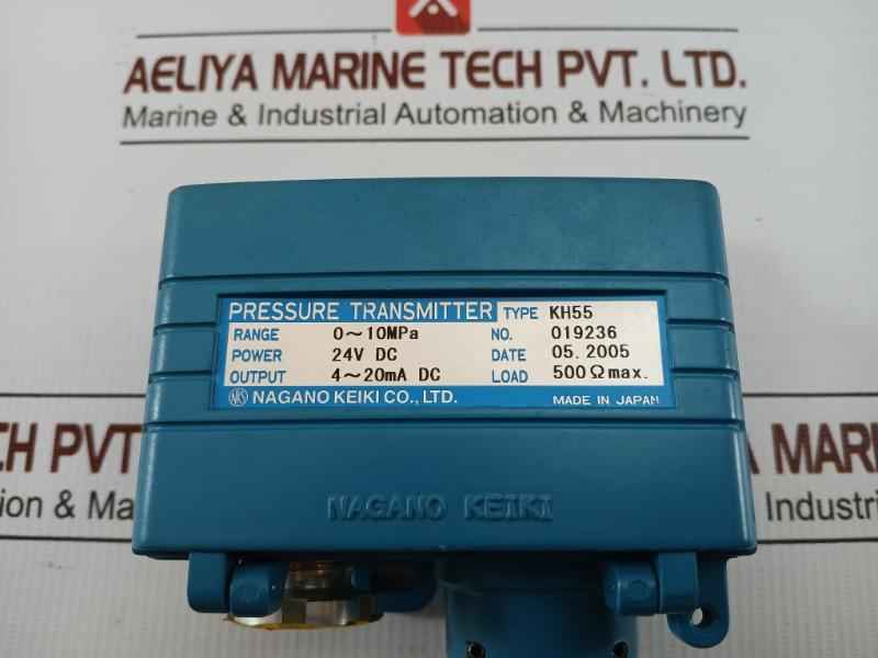 Kh55 Pressure Transmitter 24V Dc Nagano Keiki