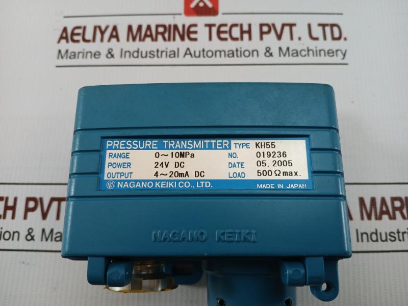 Kh55 Pressure Transmitter 24V Dc Nagano Keiki