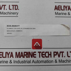 Kha-0028377 Element For Dupl Oil Strainer Dia.080A