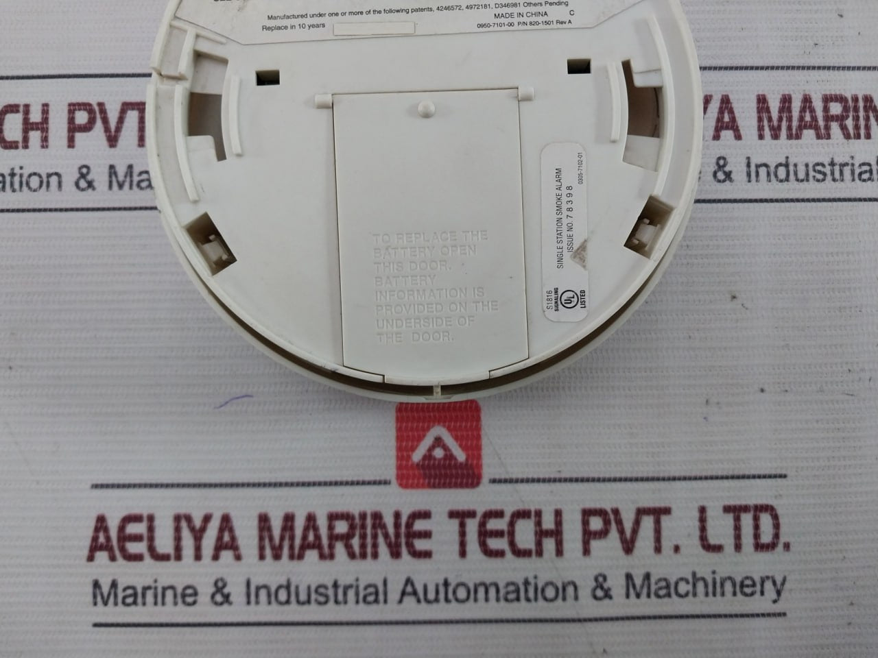 Kidde I9050 Ionization Single Station Smoke Alarm Rev-a 820-1501