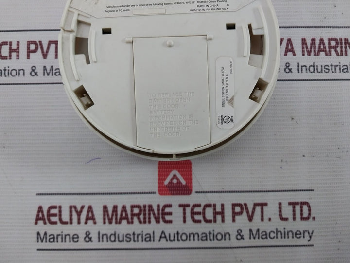 Kidde I9050 Ionization Single Station Smoke Alarm Rev-a 820-1501