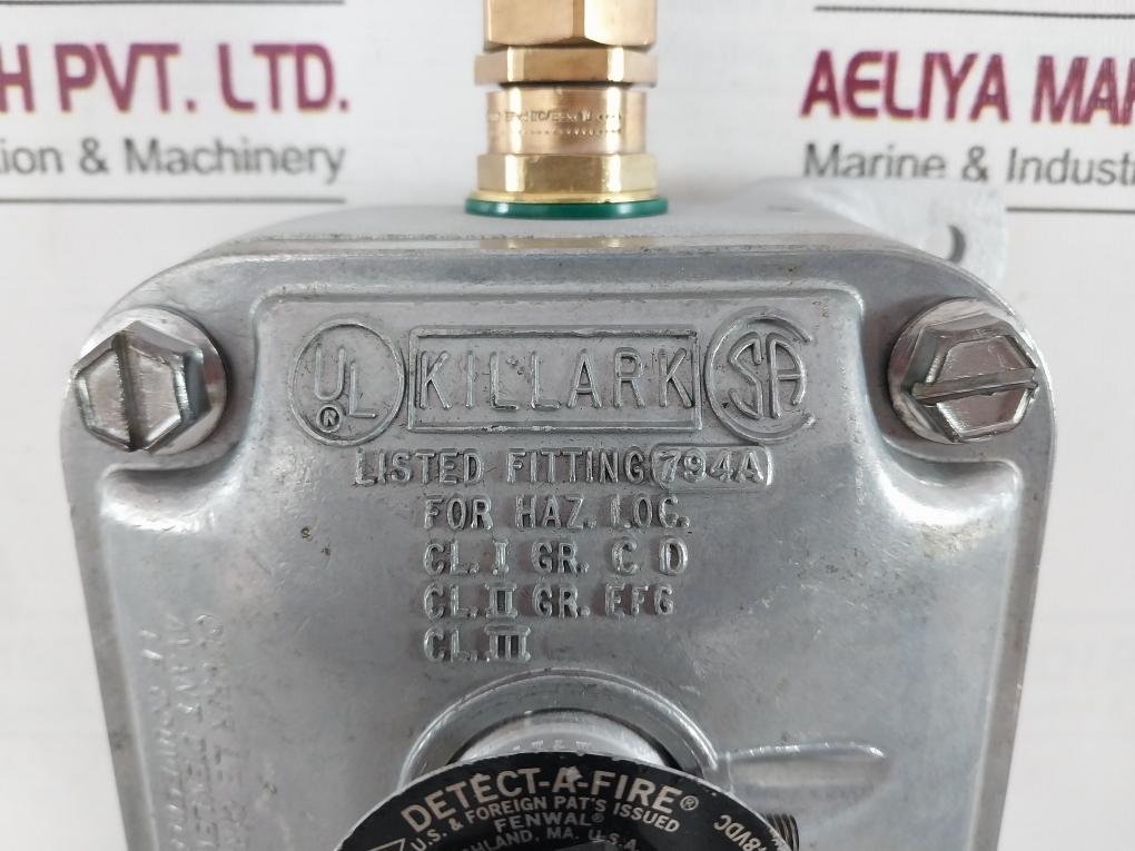 Killark 794A Explosion Proof Box Heat Detector 5A 125Vac 315-049485 Rev O