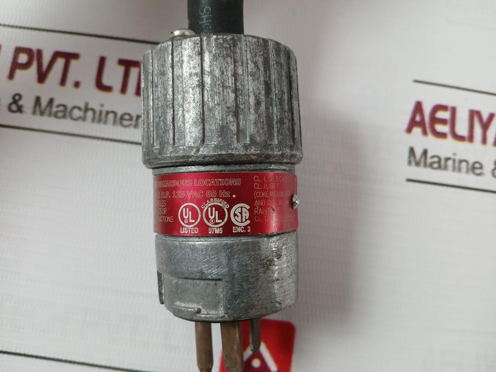 Killark Ugfi20Ad Acceptor-receptacle Interlocked With Switch 120Vac