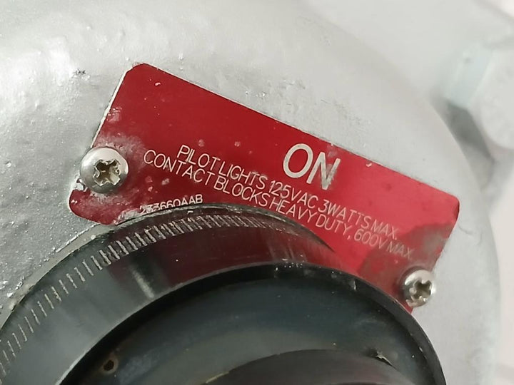 Killark Ugfi20Ad Acceptor-receptacle Interlocked With Switch 120Vac