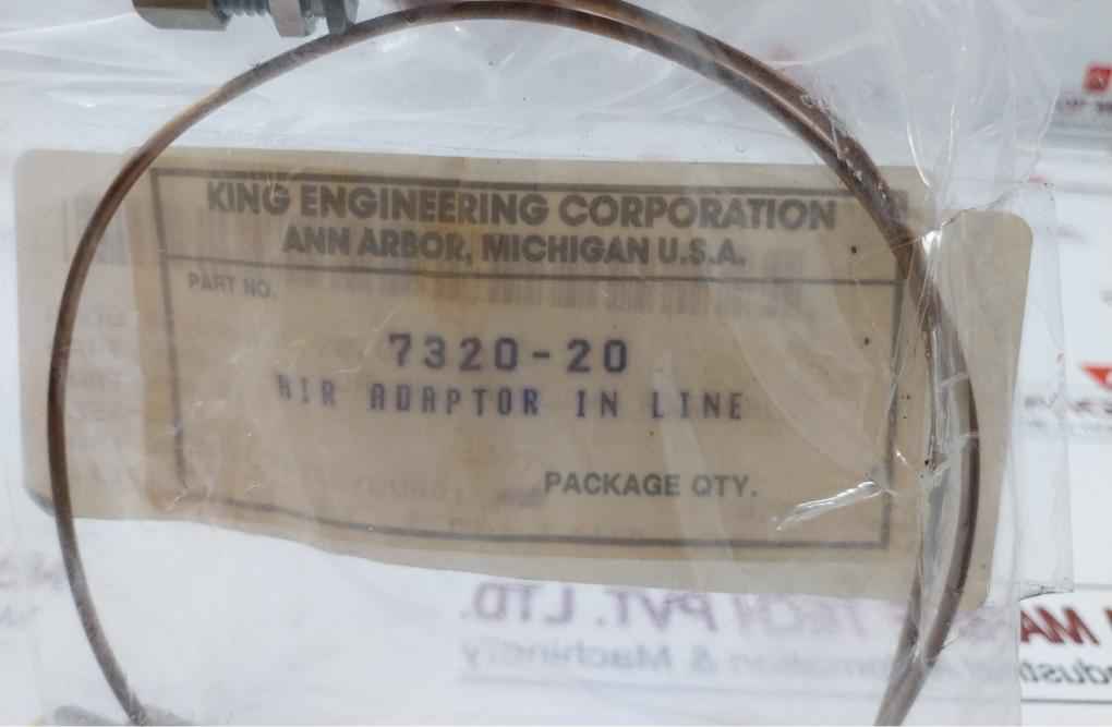 King Engineering 7320-20 Adaptor And Airline Assembly
