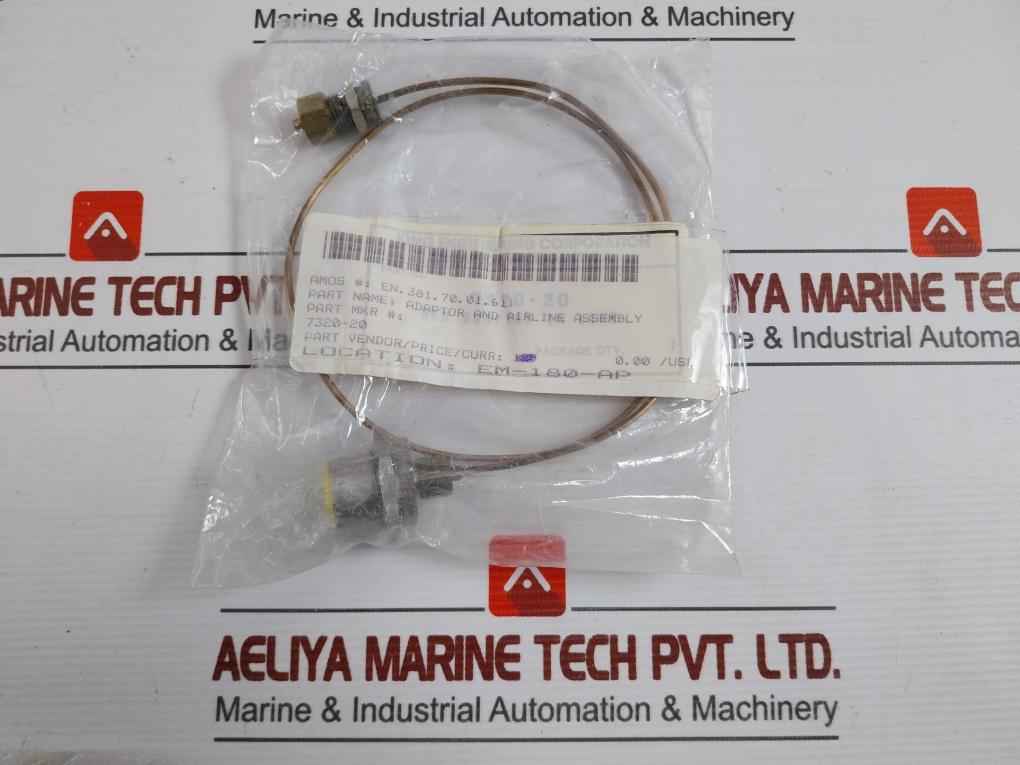 King Engineering 7320-20 Adaptor And Airline Assembly