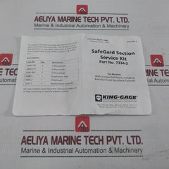 King Engineering 7334-2 Safe Guard Service Kit Rev:B