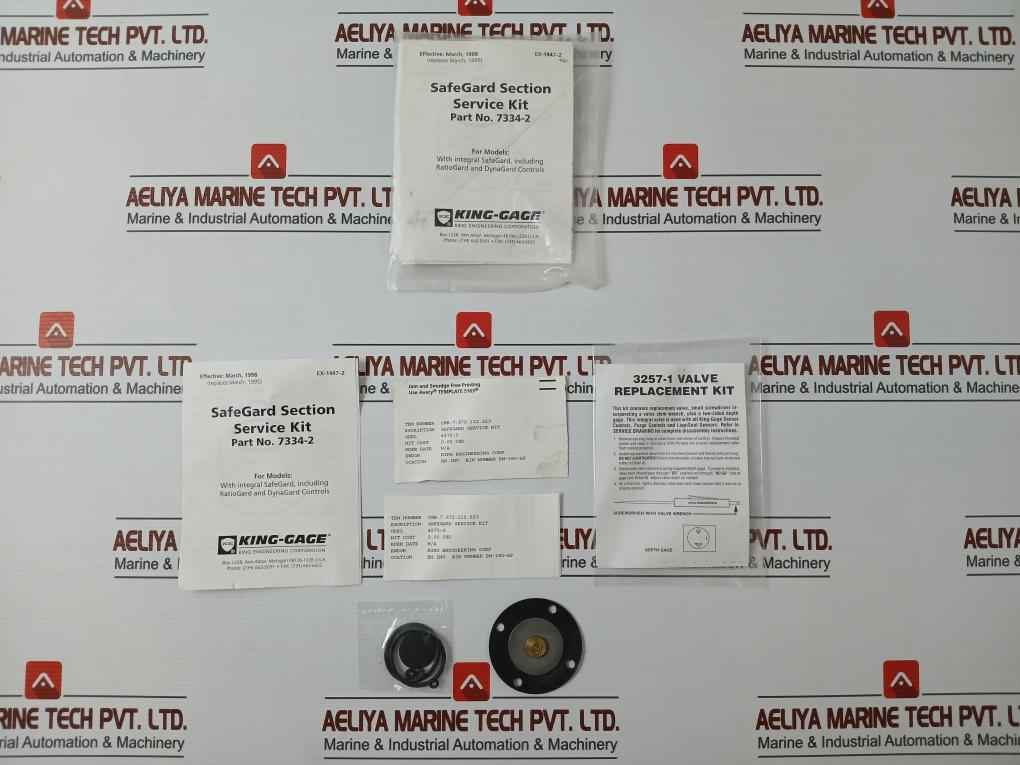 King Engineering 7334-2 Safeguard Section Service Kit