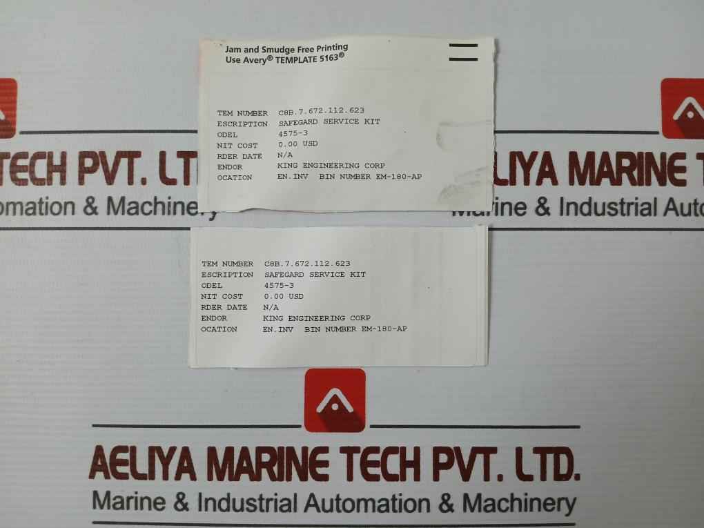 King Engineering 7334-2 Safeguard Section Service Kit