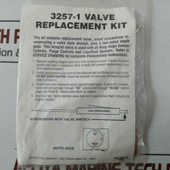 King Engineering 7334-3 Liquid Level Gauging System Valve Replacement Kit