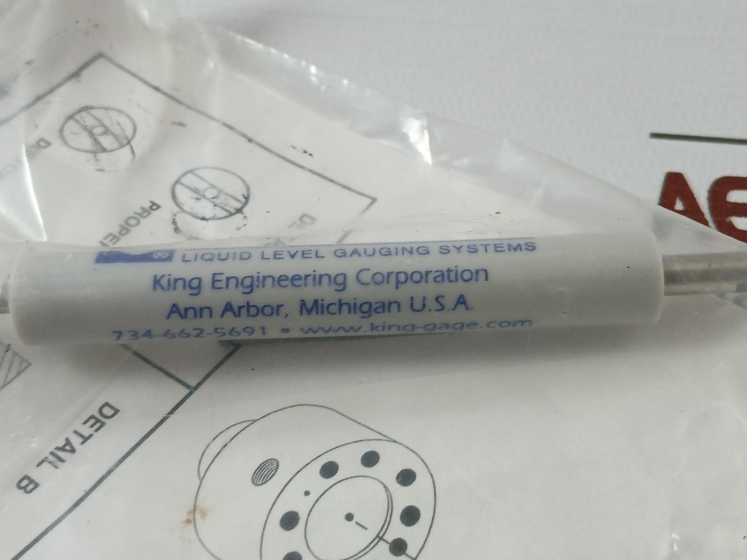 King Engineering 7334-3 Liquid Level Gauging System Valve Replacement Kit