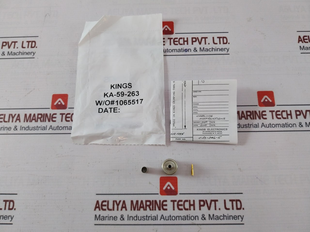 Kings Ka-59-263 Rf Coaxial Connector K-loc, Tr-5