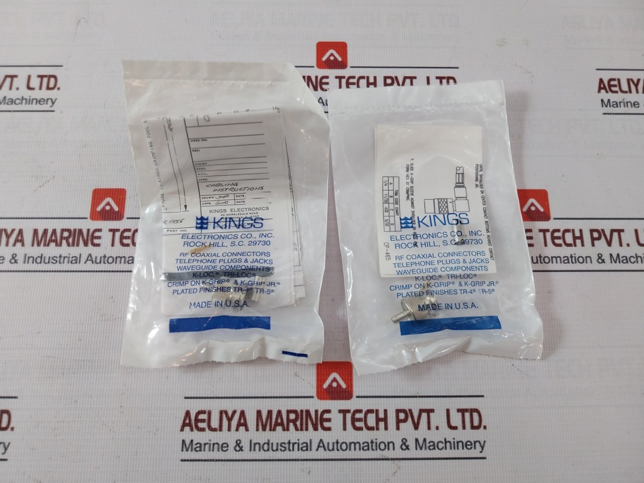 Kings Ka-59-263 Rf Coaxial Connector K-loc, Tr-5