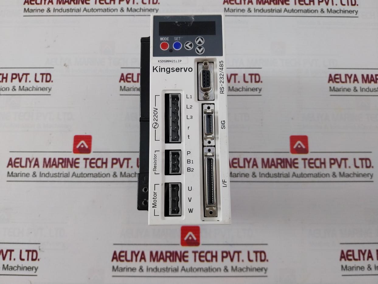 Kingservo Ksdg00421Lip Servo Driver Bec-d070701S-07 200-255 3Ph 50/60Hz 2.8A
