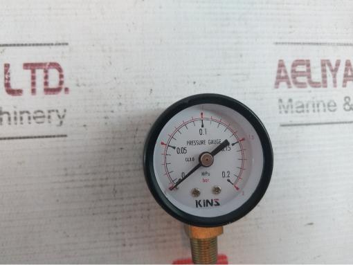 Kins 46.253.01.0.00 Pressure Gauge 0-0.2 Mpa 0-2 Bar 069640