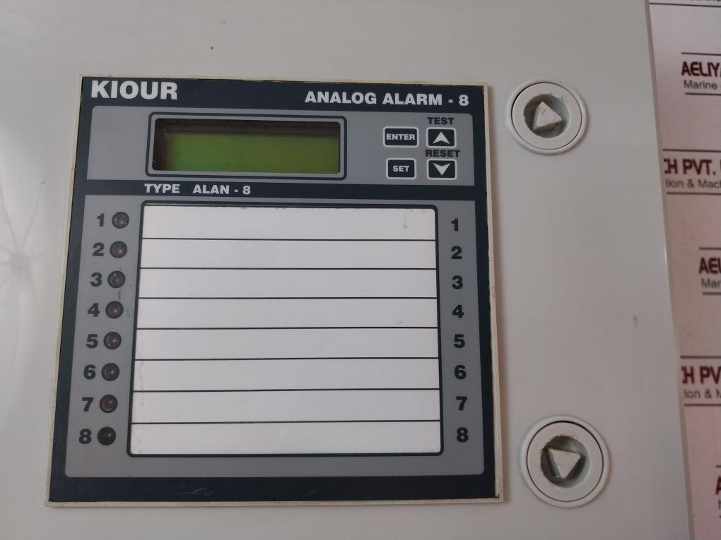 Kiour Alan-8 Analog Alarm Unit 10A 250Vac 50/60Hz