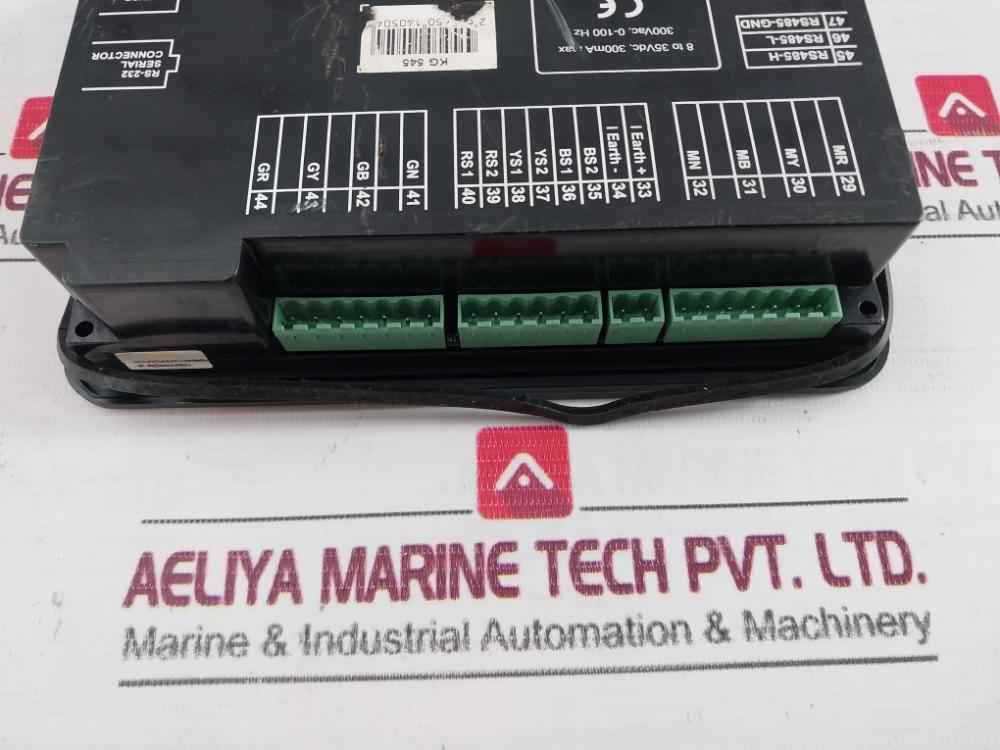 Kirloskar Green Kg 545 Generator Controller 300Vac 0-100 Hz (Not Working)