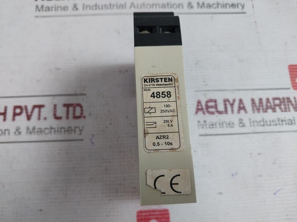 Kirsten Azr2 Timer Relay 4858 190-250Vac 250V 6A 0.5-10S