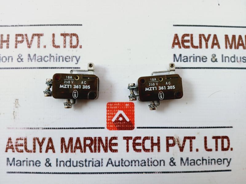 Kissling MZT1 361 305 Microswitch with Roller Lever 10A 250V