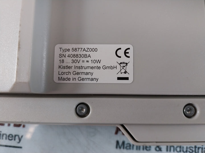 Kistler 5877Az000 Display Module For Maxymos Tl And Nc Process Monitoring System