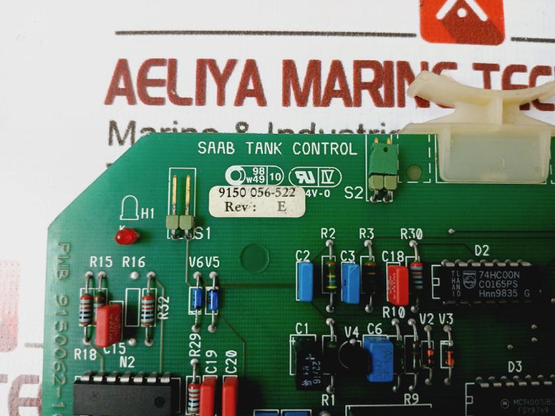 Kitron 9150062-102 B Pwb Saab Tank Control 9150 056-522