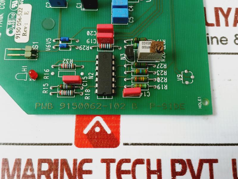 Kitron 9150062-102 B Pwb Saab Tank Control 9150 056-522