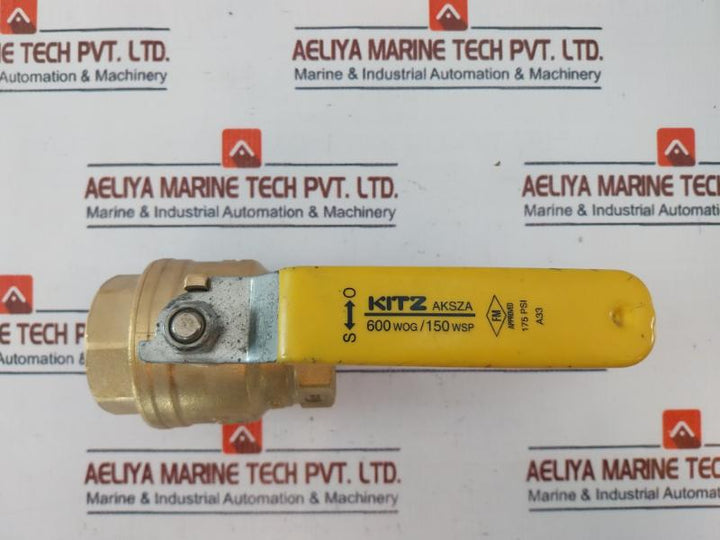 Kitz 600Wog Brass Ball Valve 175 Psi
