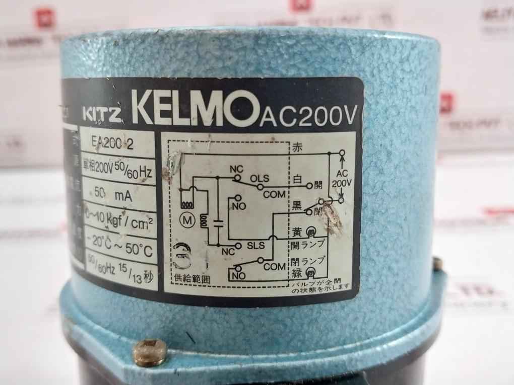 Kitz Valve Actuator Supply-single-phase 200V 50/60Hz Part No: Ea200-2