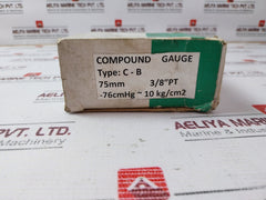 Kk Gauges Cm Hg 76, 0-10 Kg/Cm2 Compound Gauge