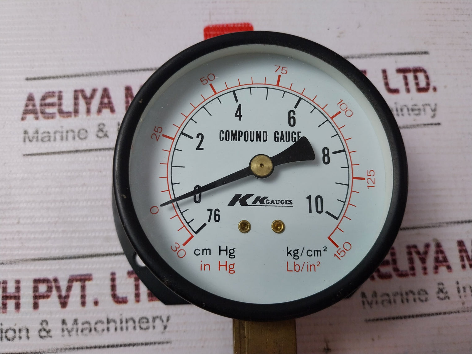 Kk Gauges Cm Hg 76, 0-10 Kg/Cm2 Compound Gauge
