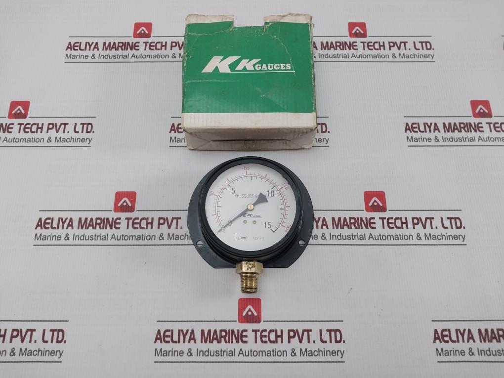 Kk Gauges 0-15 Kg/Cm2 Pressure & Temperature Gauge 0-200 Lb/In2