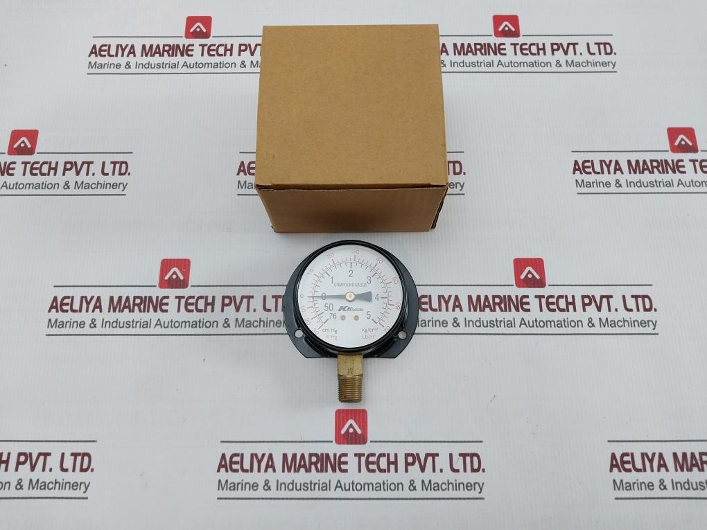 Kk Gauges Analog Compound Gauge 0 To 5 Kg/Cm2 0 To 70 Lb/In2