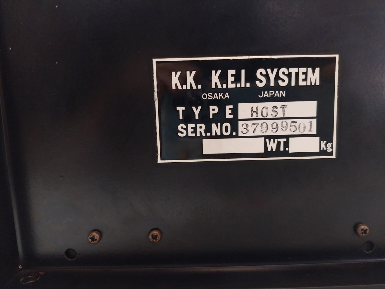 K.K. Kei System Host Kpc-014/01C Rack