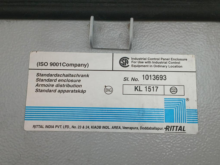 Kl 1517 Standard Enclosure O2 Analyser System Rittal