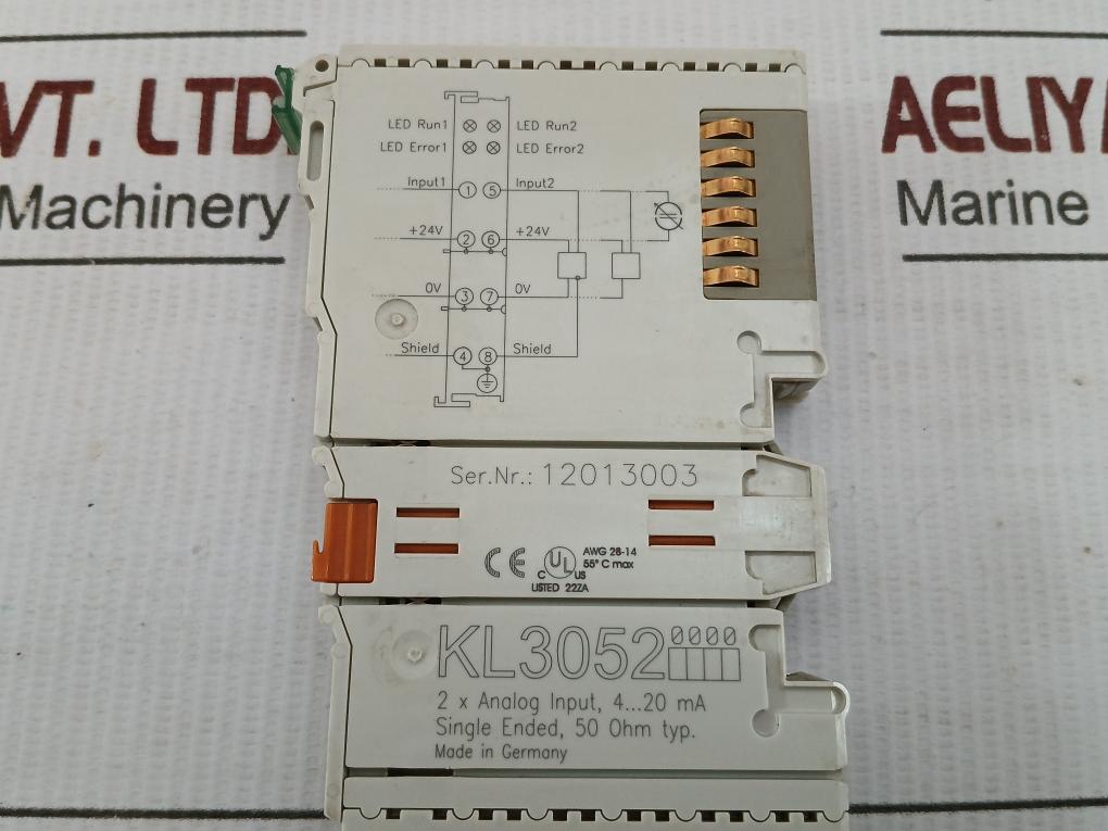 Kl3052 2 X Analog Input Terminal Beckhoff